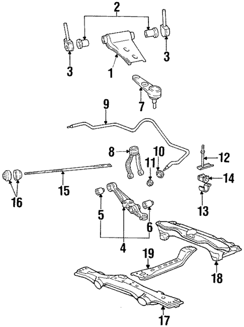 Suspension Components for 1987 Honda Prelude #0