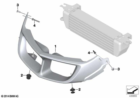 Motorcycle Trim Section, Windshield for 2012 BMW-Motorrad R 1200 RT #15