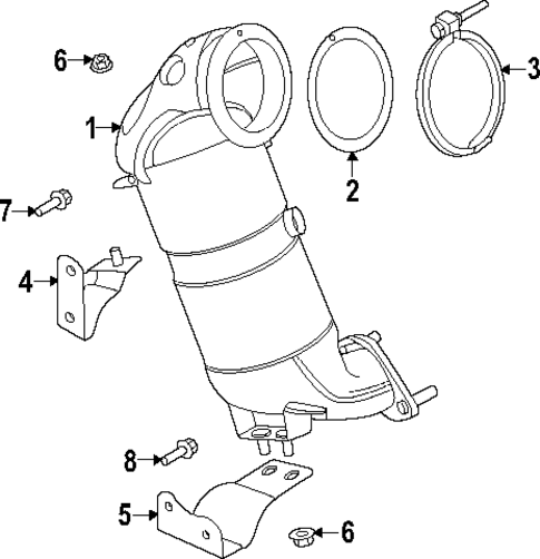 Exhaust Components for 2025 Kia Sorento #2