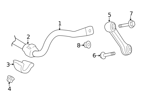 Stabilizer Bar & Components for 2013 Audi RS5 #0