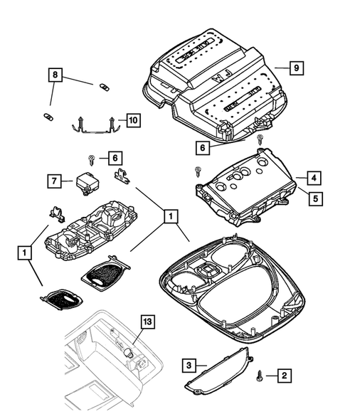 Consoles for 2008 Jeep Grand Cherokee #1
