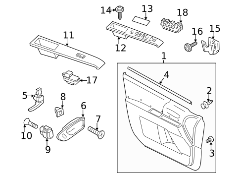 Front Door for 2015 Mazda 5 #0