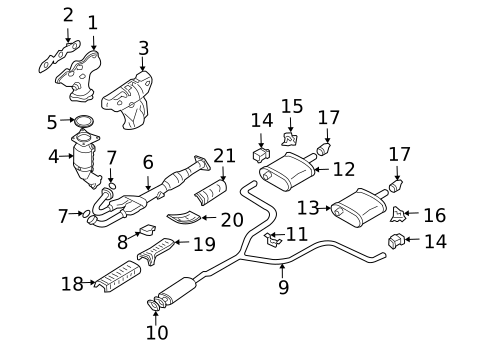 Exhaust Components for 2006 Nissan Altima #0