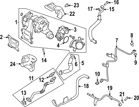 Turbocharger & Components for 2025 Kia Sportage #0