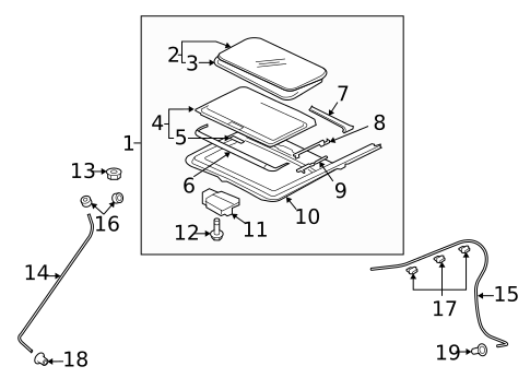 Sunroof for 2007 Mitsubishi Outlander #0