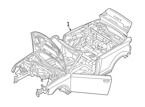 Body Shell for 2016 Audi A3 #0