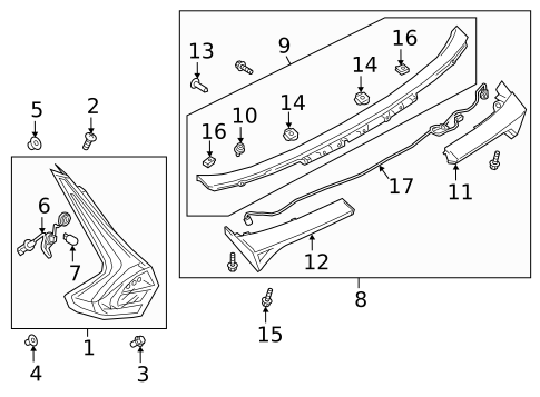 Bulbs - Chassis for 2020 Mitsubishi Eclipse Cross #3