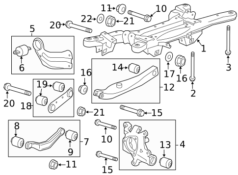 Rear Suspension for 2011 Saab 9-5 #2