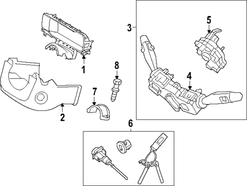 Switches for 2024 Kia Sorento #1