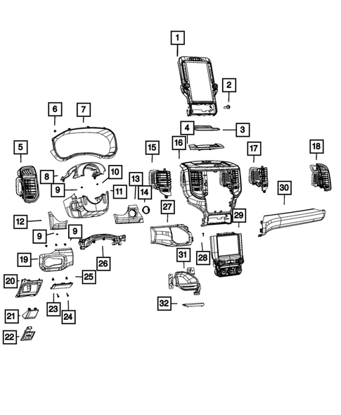 Instrument Panel for 2024 Ram 3500 #0