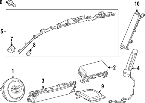 Air Bag Components for 2024 Toyota GR Corolla #0