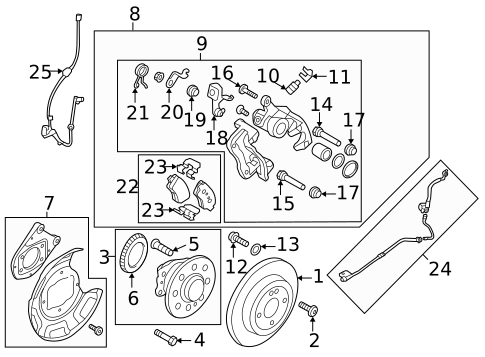 Anti-Lock Brakes for 2019 Hyundai Accent #2