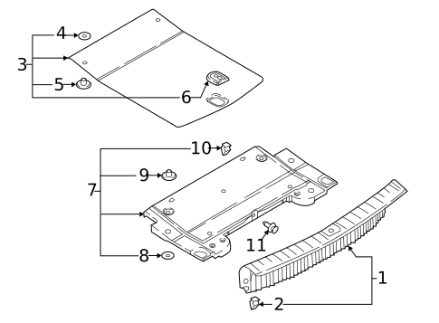 Interior Trim - Rear Body for 2019 Audi S5 #1