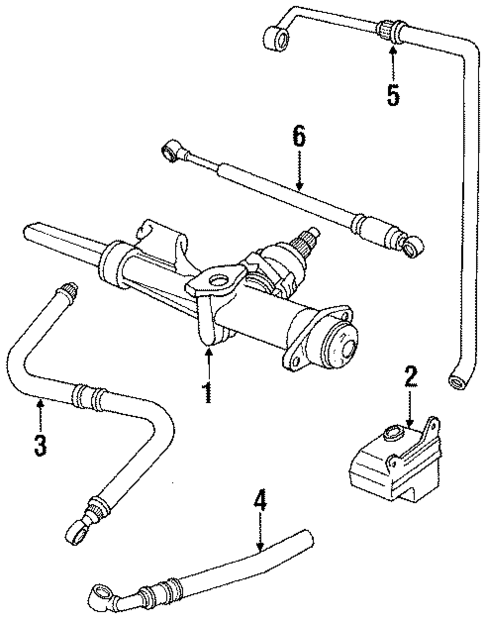 Power Steering Gear & Pump for 1990 Audi Coupe Quattro #0
