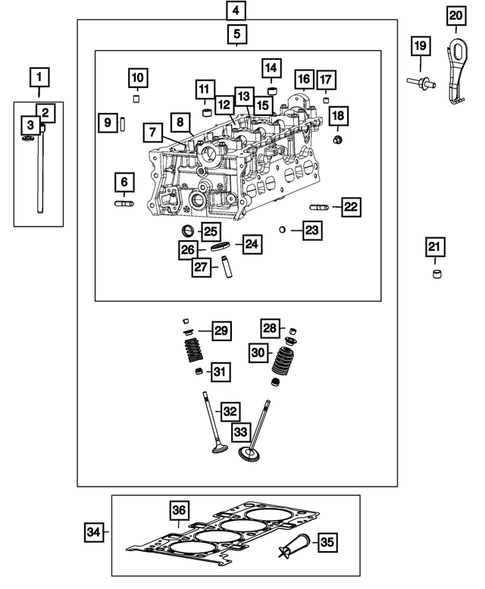 Cylinder Head for 2020 Jeep Renegade #0