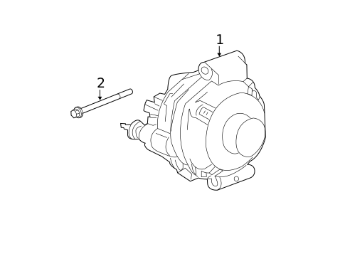 Alternator for 2015 Dodge Challenger #0