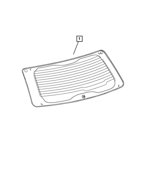 Glass and Interior Rearview Mirror for 2020 Dodge Durango #4