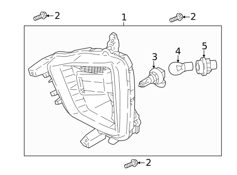 Bulbs - Chassis for 2020 Mitsubishi Eclipse Cross #0