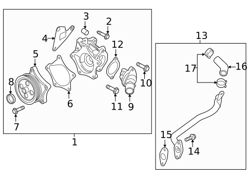Water Pump for 2016 Chevrolet Spark #0