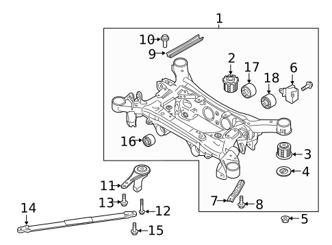 Suspension Mounting for 2020 Kia Stinger #0