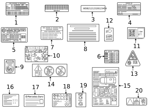 Labels for 2025 Mercedes-Benz EQS AMG® #2