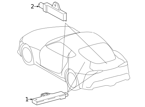 Keyless Entry Components for 2024 Toyota GR Supra #0