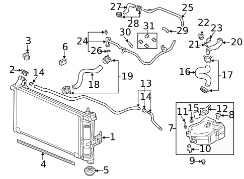 Cooling System for 1988 Pontiac 6000 #7