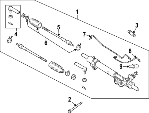 Steering Gear & Linkage for 2020 Nissan Frontier #1