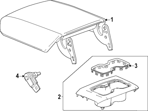 Console for 2024 GMC Sierra EV #2