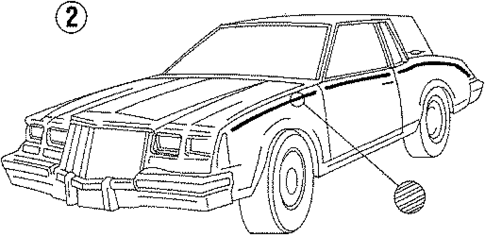 Stripe Tape for 1985 Buick Riviera #1