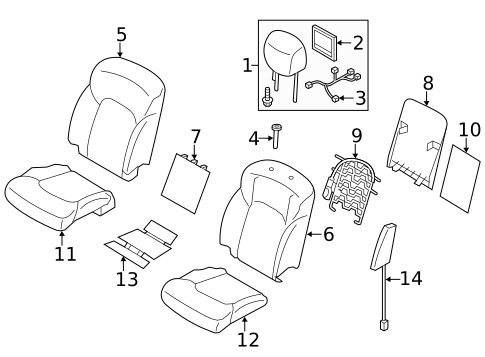 Heated Seats for 2014 INFINITI QX80 #2