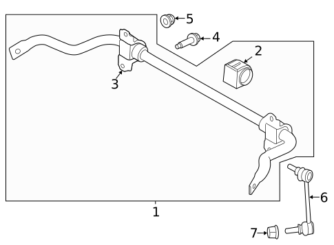 Stabilizer Bar & Components for 2023 Land Rover Defender 90 #3