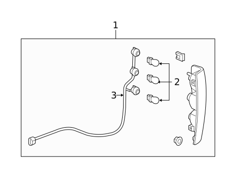 Bulbs - Chassis for 2005 Chevrolet Colorado #2