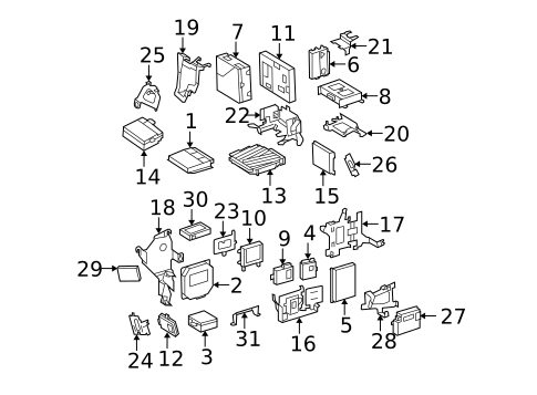 Control Components for 2007 Mercedes-Benz S600 #0
