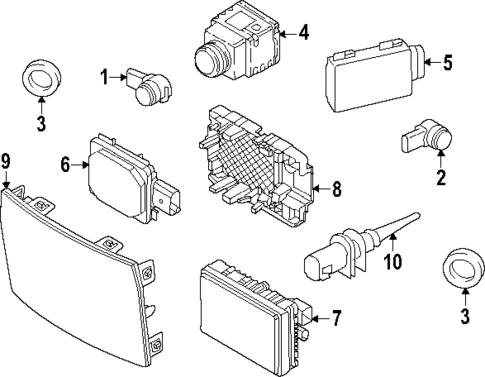 Electrical Components for 2025 BMW X3 #0