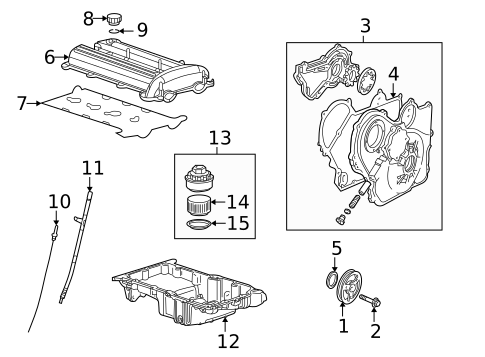 Gaskets & Sealing Systems for 2000 Saturn LW1 #0