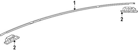 Exterior Trim - Roof for 2025 Toyota Camry #1