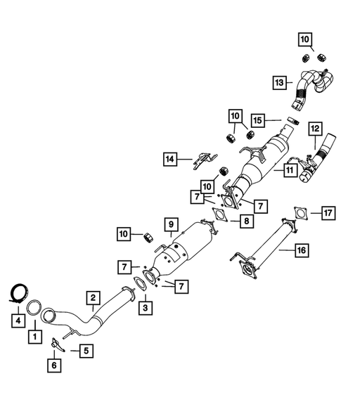 Exhaust System for 2012 Ram 3500 #2