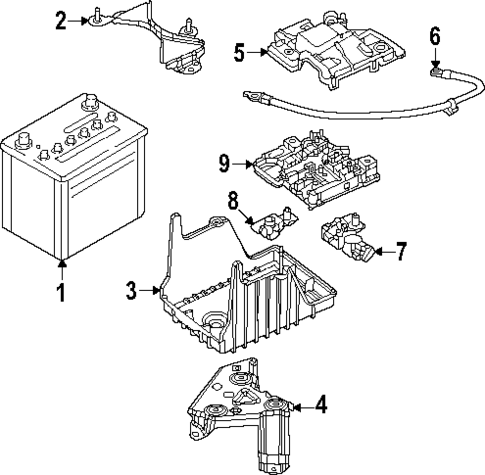 Battery for 2024 Mazda CX-90 #0