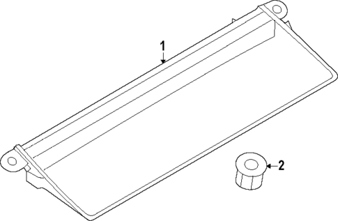 High Mounted Stop Lamp for 2025 Porsche Panamera #0
