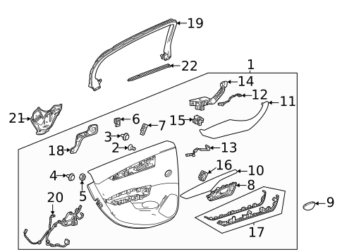 Rear Door for 2025 Cadillac CT5 #2
