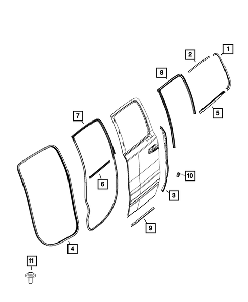 Weatherstrips and Seals for 2025 Ram 1500 #0