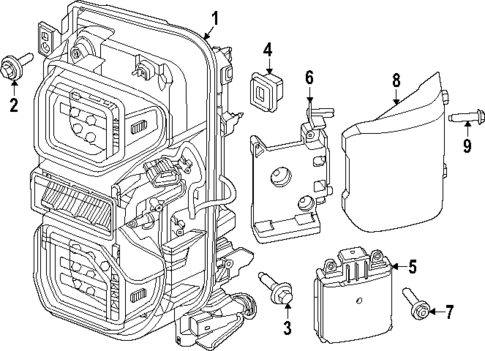 Tail Lamps for 2022 Ford Bronco #0