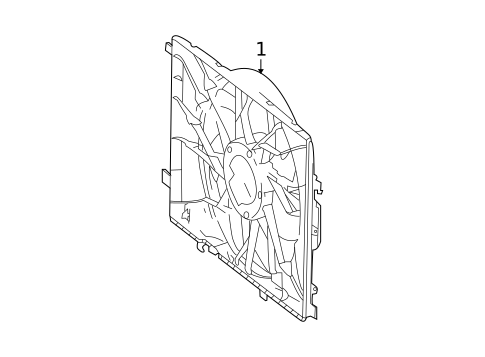 COOLING FAN for 2014 Mercedes-Benz C63 AMG #2