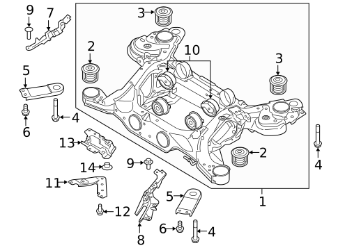 Suspension Mounting for 2019 Volvo S90 #2