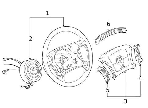 Steering Wheel & Trim for 1999 BMW 750iL #0