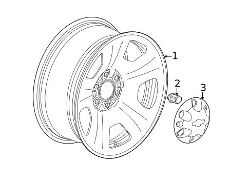Wheels for 2022 Chevrolet Suburban #1