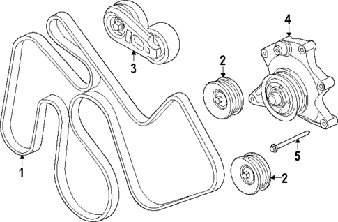 Belts & Pulleys for 2024 Ford F-250 Super Duty #6