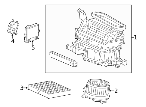 Blower Motor & Fan for 2015 Acura RLX #0