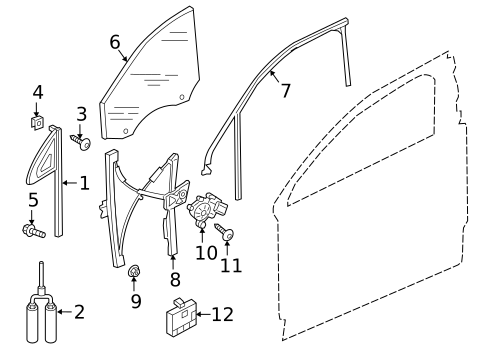 Front Door for 2022 Audi SQ7 #3